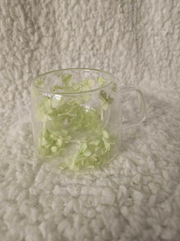 koffie kop groen bloemen