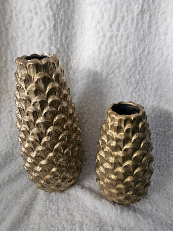 dennenappel vazen set