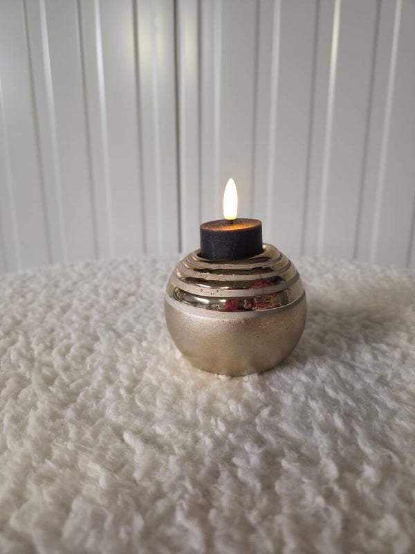 Theelicht houder goud