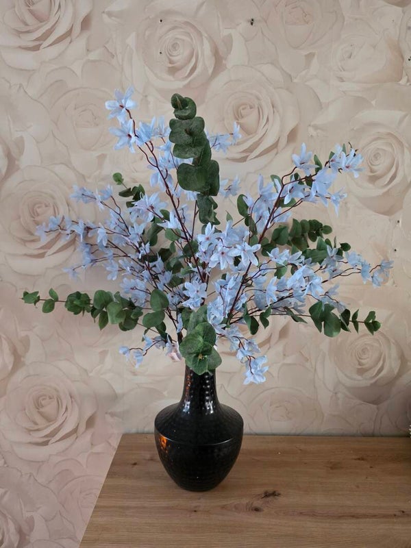 Boeket bloessem blauw