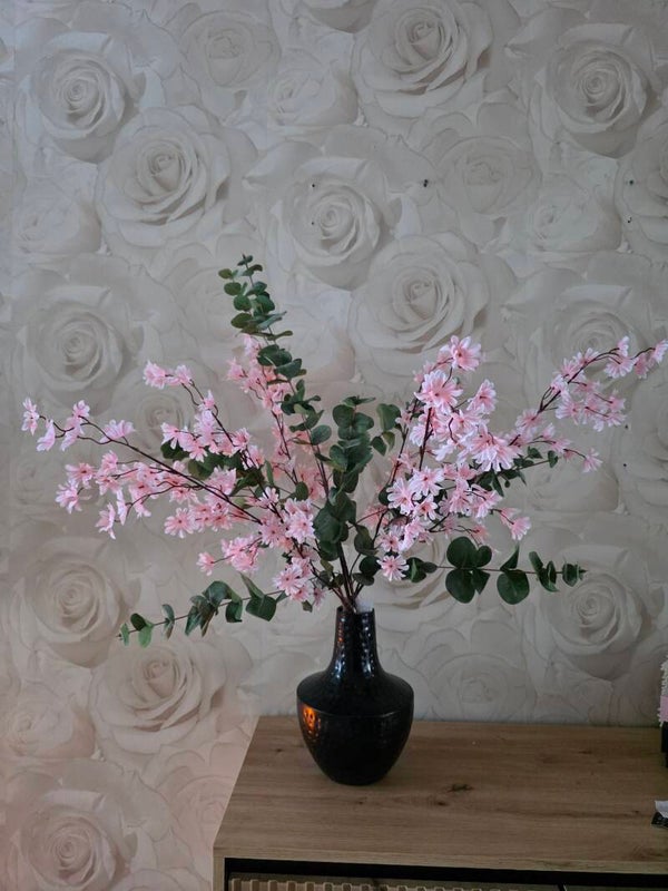 Boeket bloessem licht roze