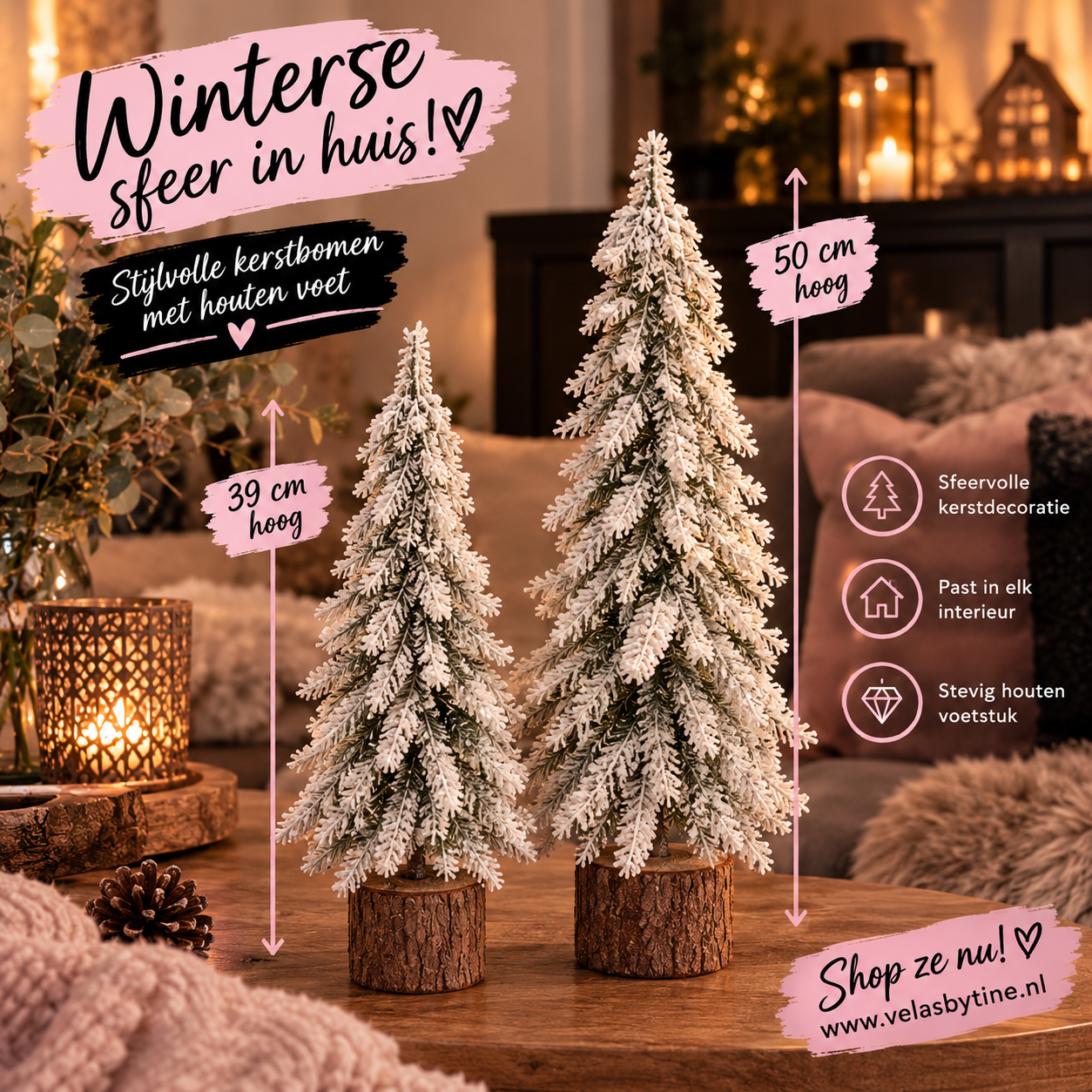 Snow kerstboom set