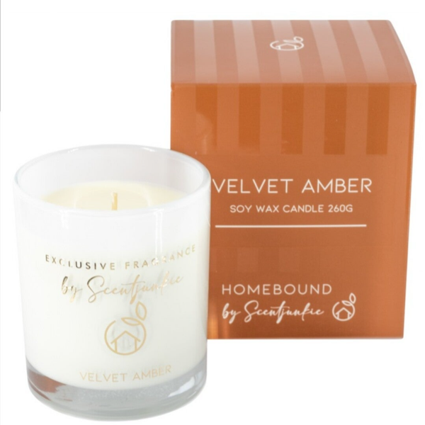 Geurkaars velvet amber