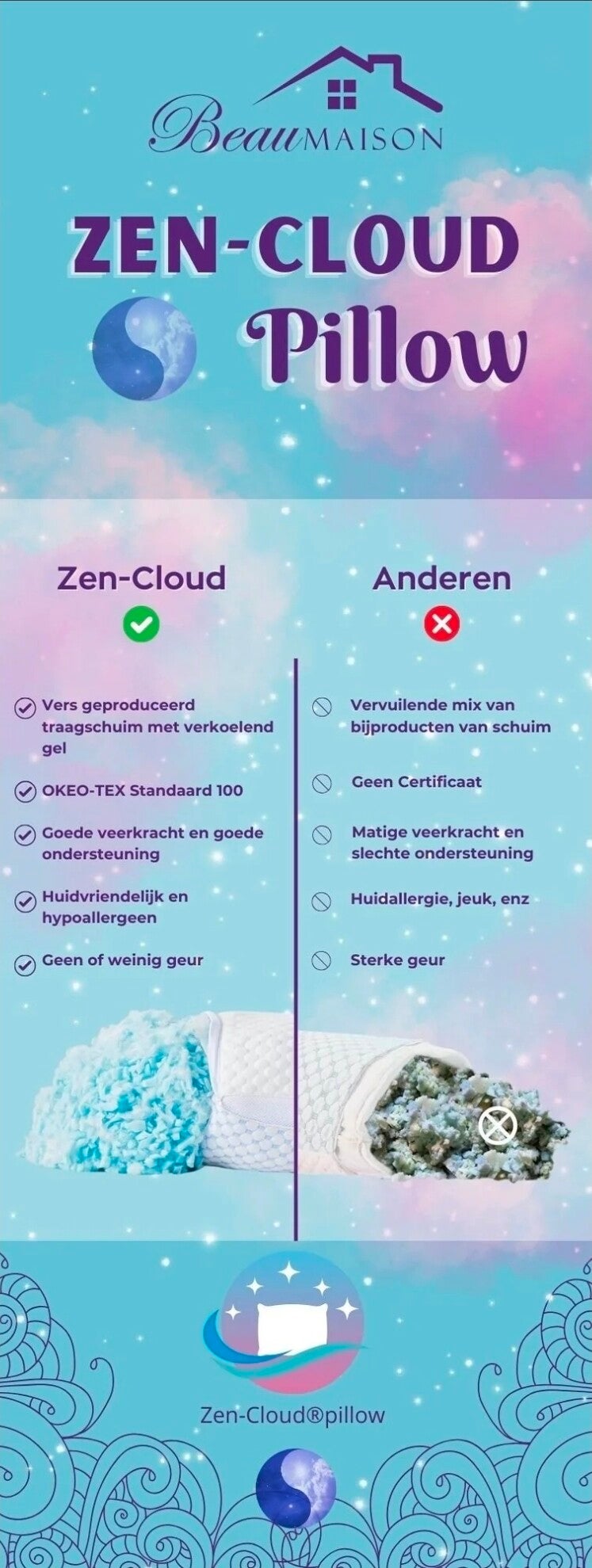 Zen 3D pillow