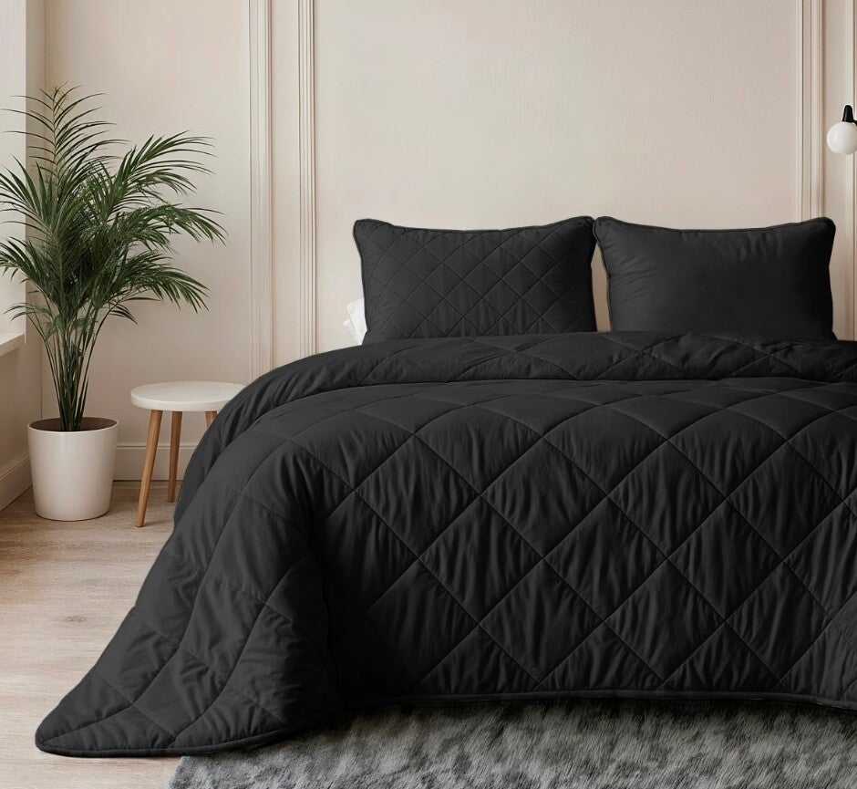 lazy dekbed zwart