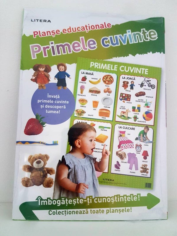 Primele cuvinte. Planșe educaționale