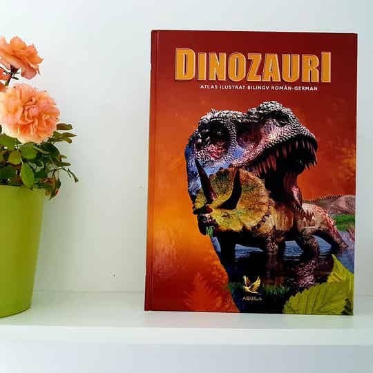 Buch 10 - Dinozauri Atlas ilustrat bilingv Roman German