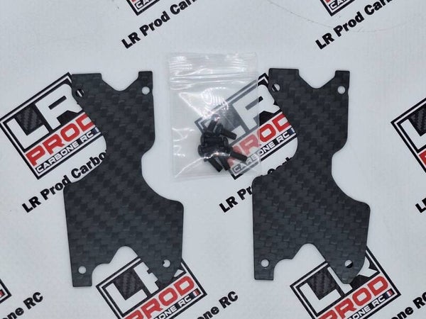 Renforts triangles arrières carbone 2mm RC8 B4.2