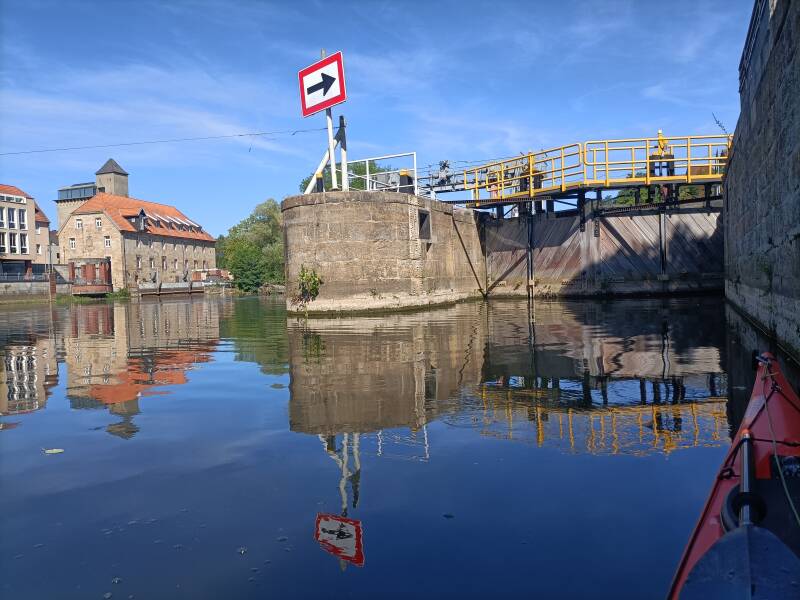 Rheine vanaf het water