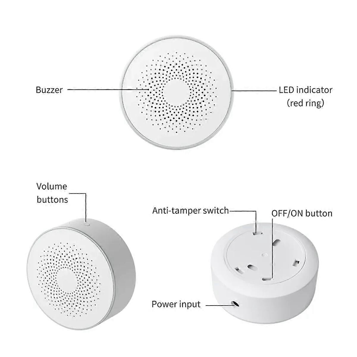 Smart Zigbee Siren Wireless