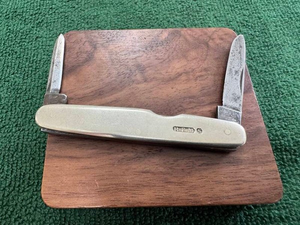 Mosley Sheffield nickel penknife. 1900s