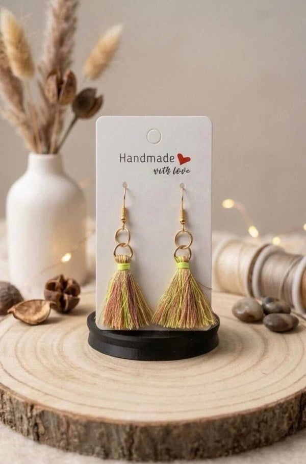 Quasten Boho Ohrschmuck