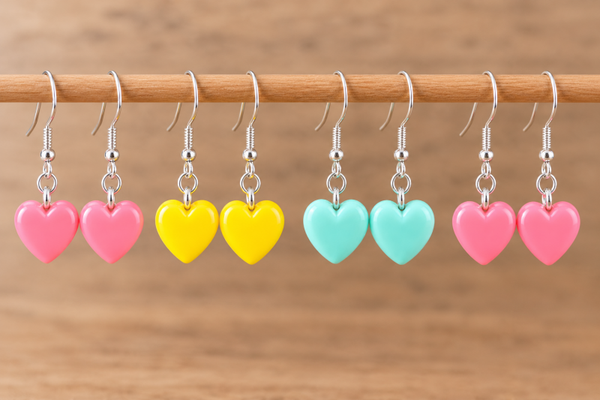 Herz Ohrschmuck 925-Silber