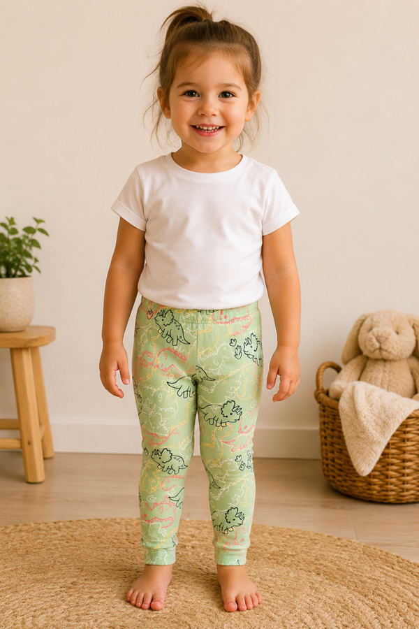 Mädchen Dino Leggings