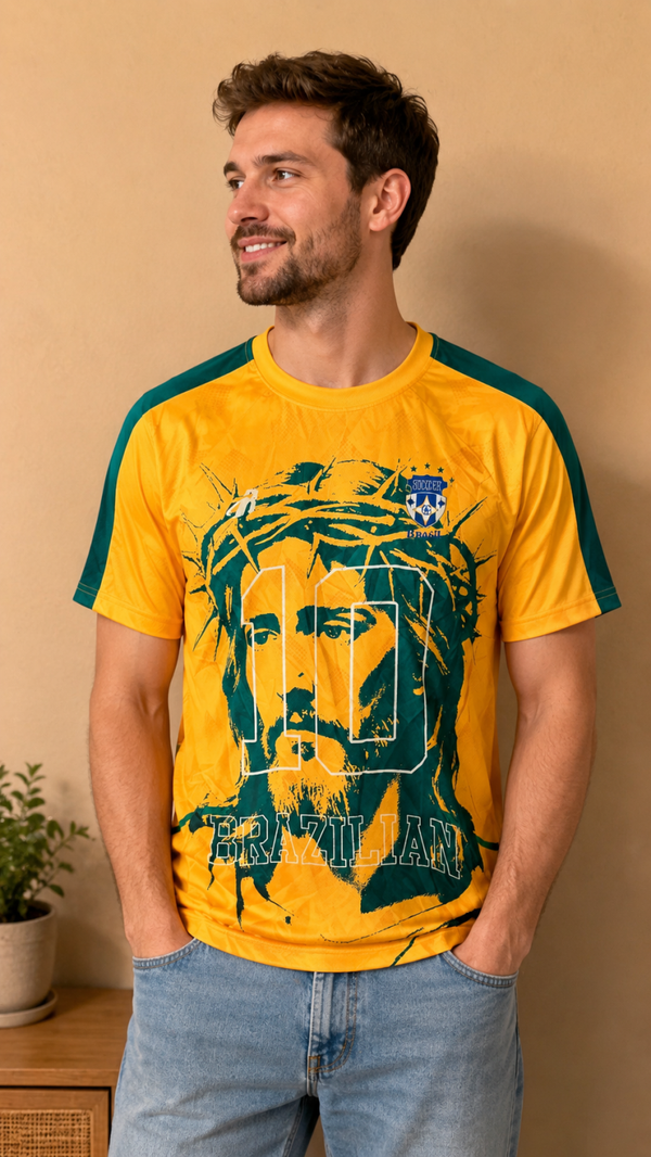 Trikot Jesus Fußball Styl Brasilien 🇧🇷