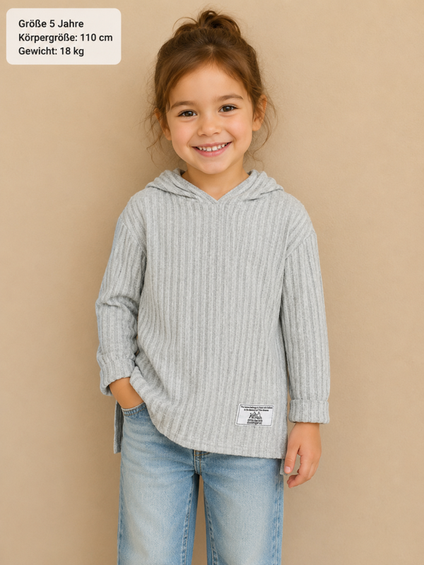 Mädchen Hoodie grau
