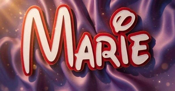 Namensschild Marie