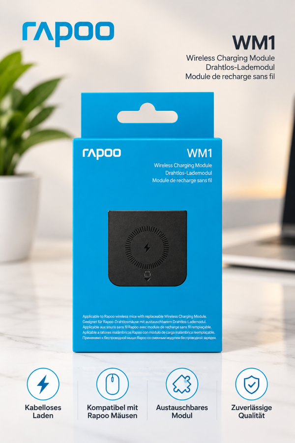 Rapoo WM1 Drahtlos-Lademodul (Schwarz)