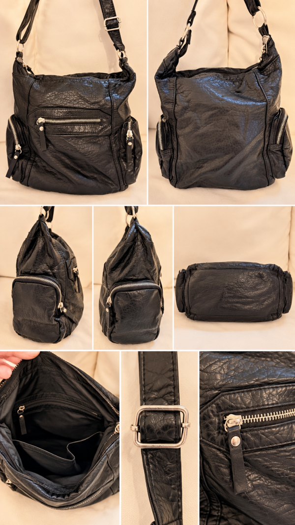 Secondhand Hobo-Bag im angesagten Y2K- & Biker-Look
