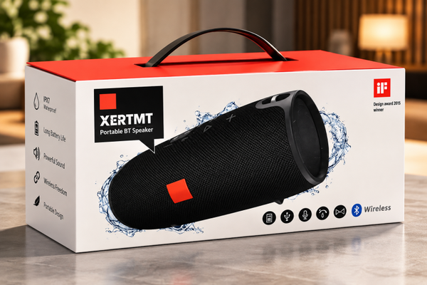 XERTMT Tragbarer Bluetooth-Lautsprecher