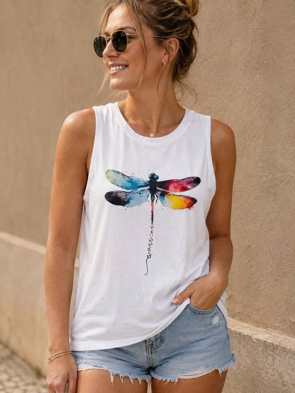 TankTop Libelle Print