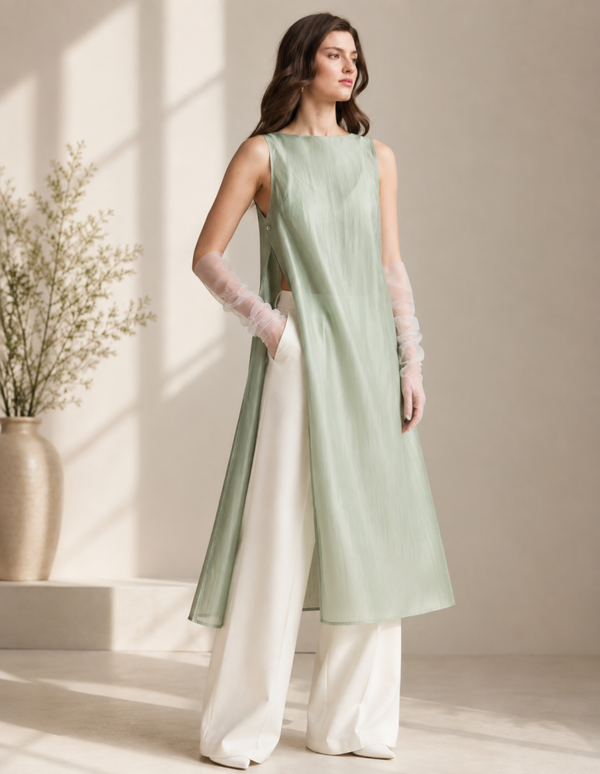 Ontre Bluse Salbei