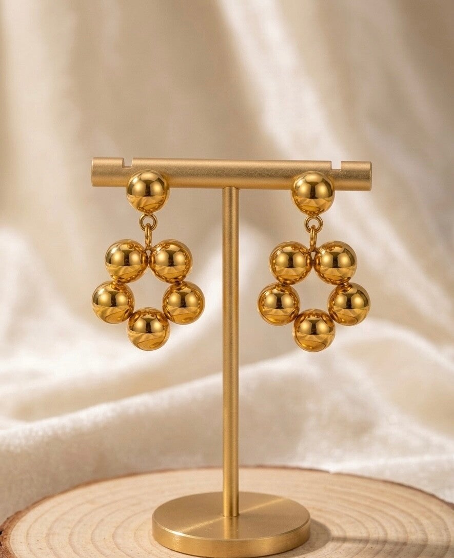Bubble Flower Ohrschmuck