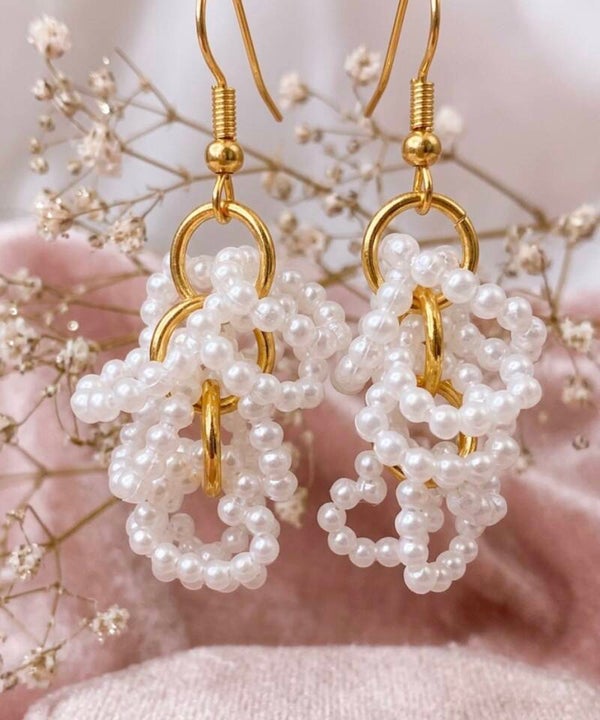 Perlen Herzen Ohrschmuck