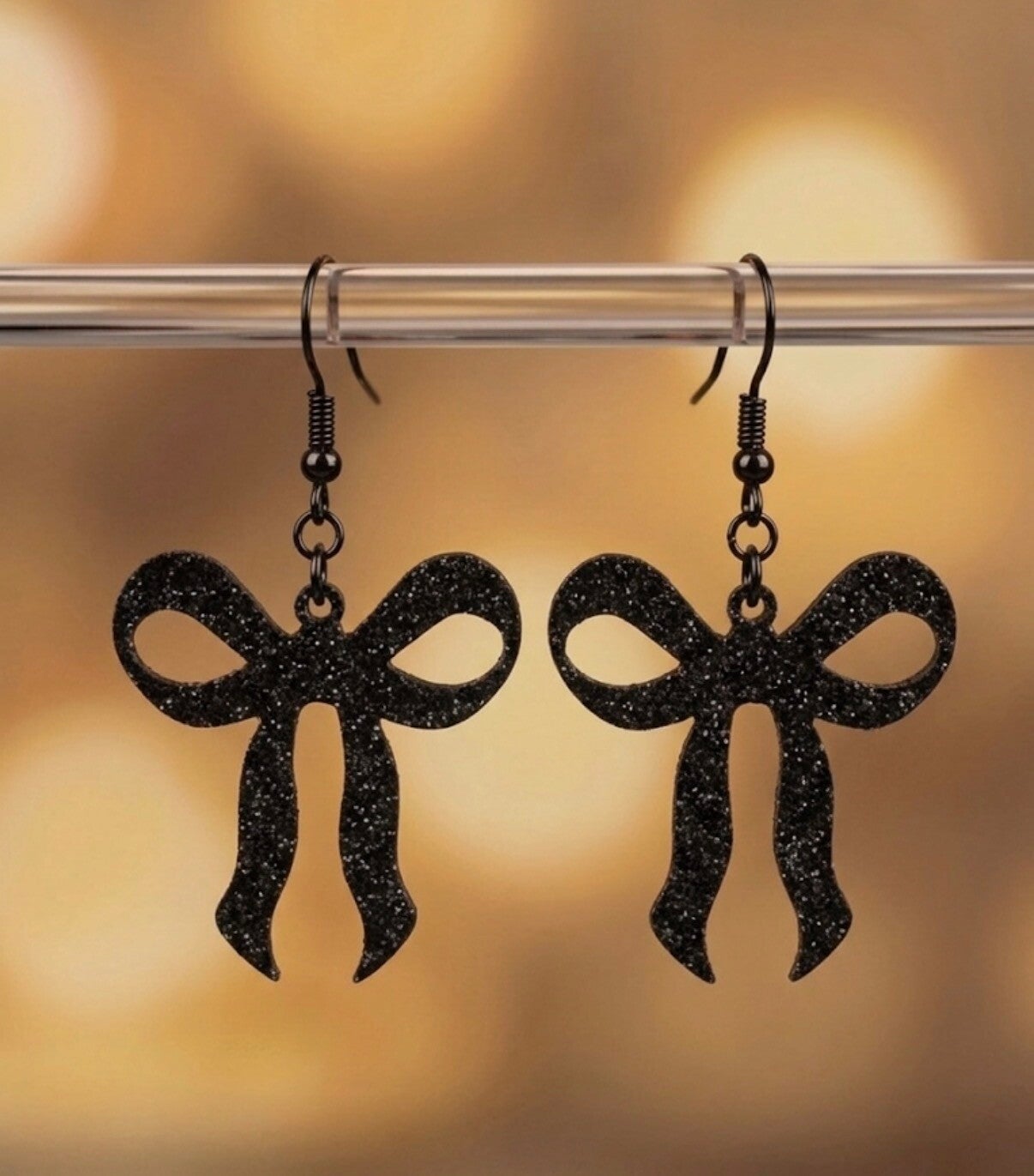 Black Velvet Bows Ohrschmuck