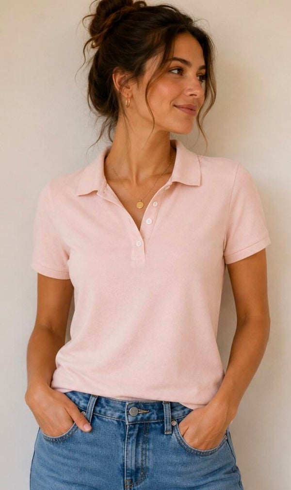 Damen Shirt in feminines rośe