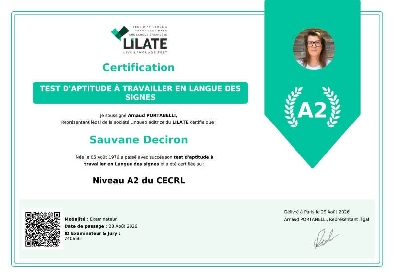 LSF Niveau A2