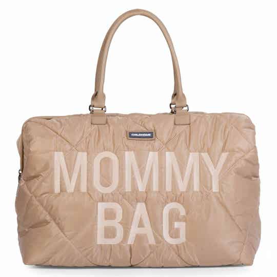 MOMMYBAG BEIGE GEWATTEERD