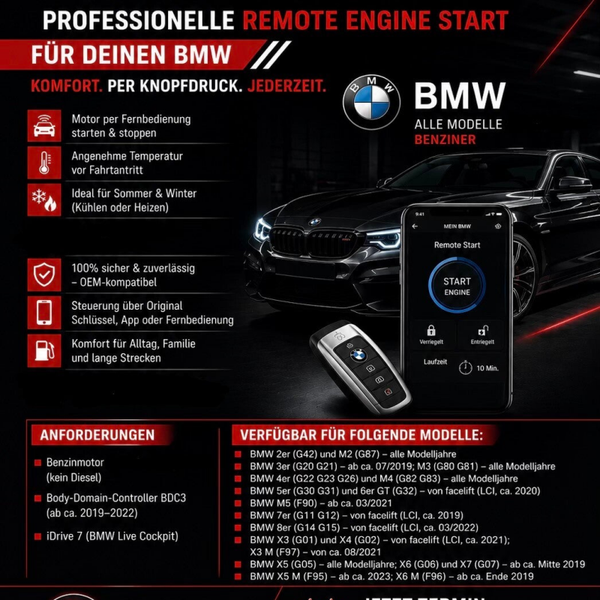 BMW Remote Engine Start FSC Erstellung eigene Codierung