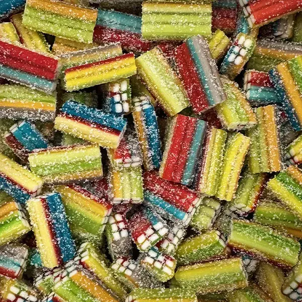 Dulceplus Brique Multicolore Acidulée - 1 kg