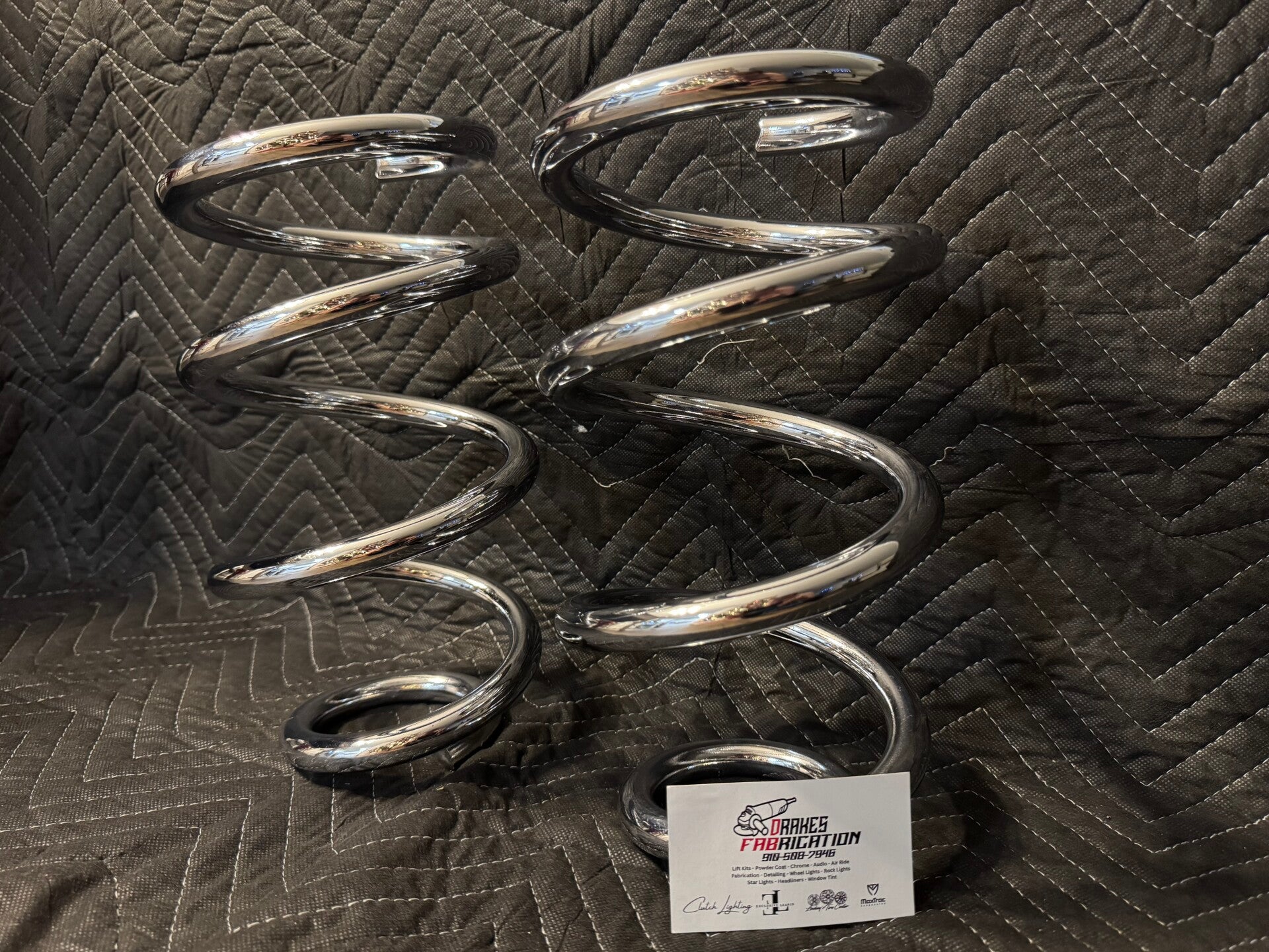 2019 and up Chrome Strut Springs