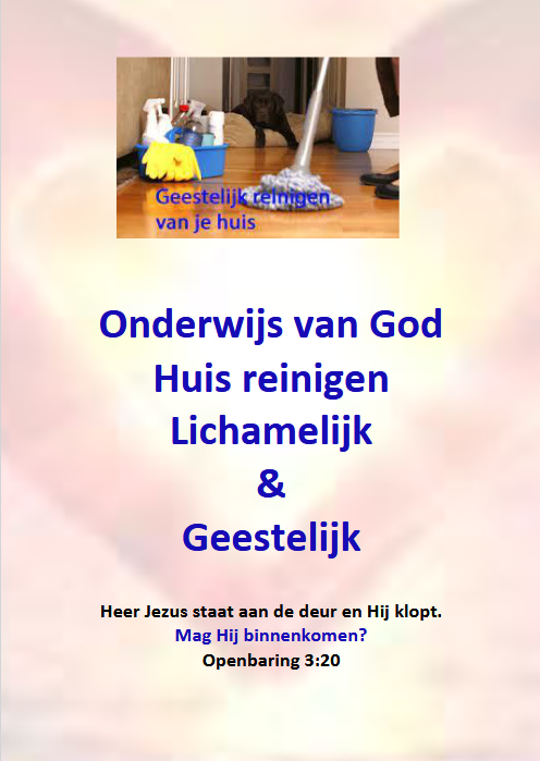 Pocket je huis reinigen lichamelijk & geestelijk