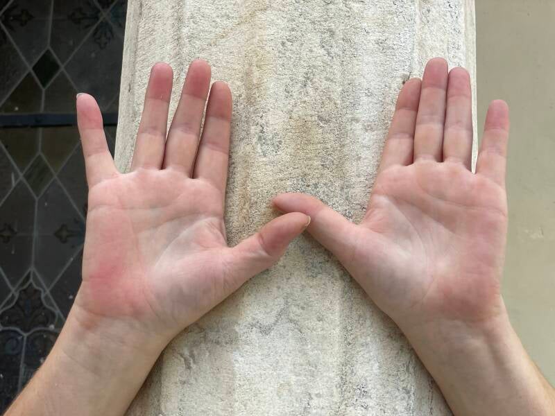 Hände in der Chiromantie