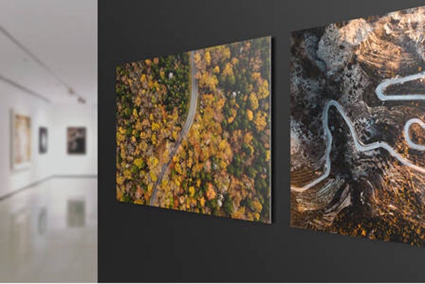 Tirage Fine Art 60x40 cm contrecollé sur aluminium dibond 3mm