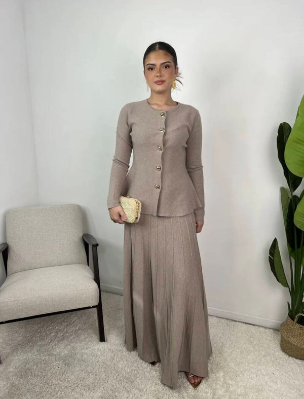 Gebreide rok set