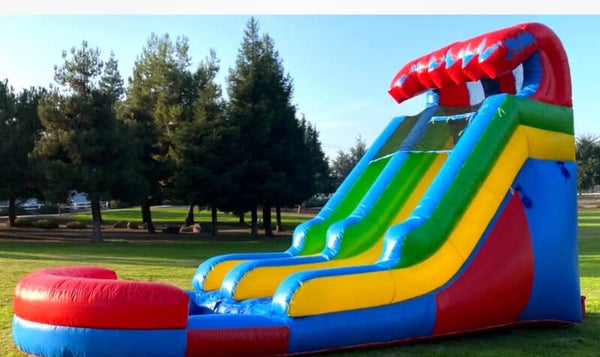 Rainbow water slide! 16 ft of fun!