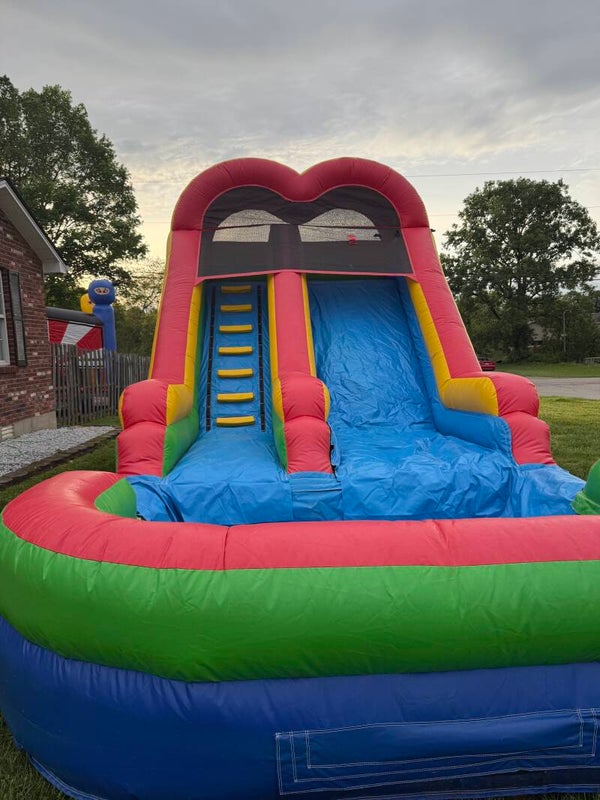 15 foot water slide, splash into summer!