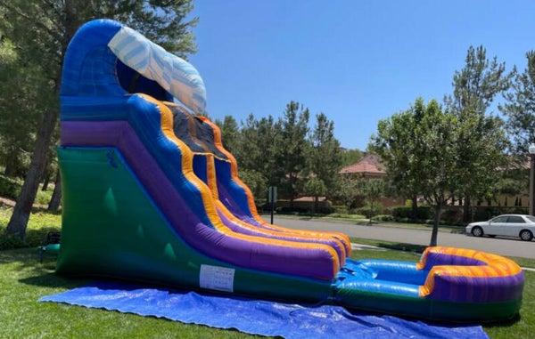 16 foot tropical slide!