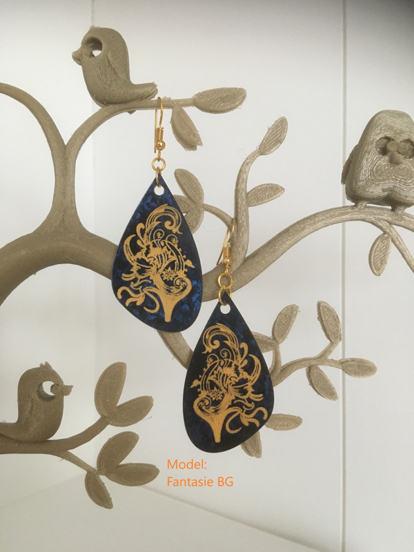 Oorbel Acryl - Model Fantasie BG