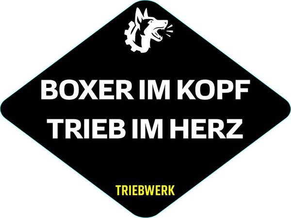 Aufkleber Boxer