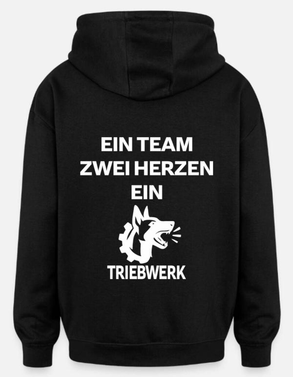 Hoodie Unisex EIN TEAM ZWEI HERZEN