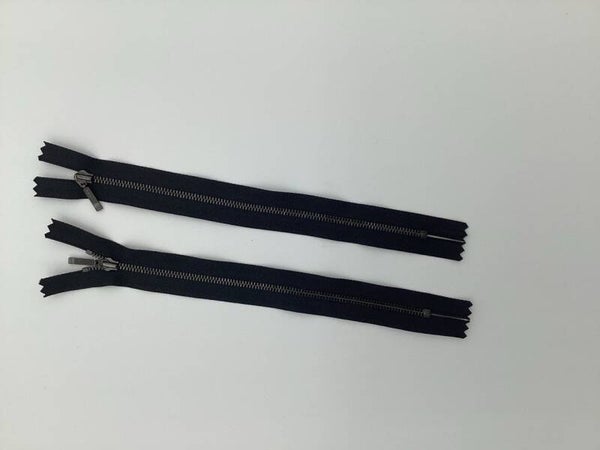 Z0008 ZIP METAL NOIR