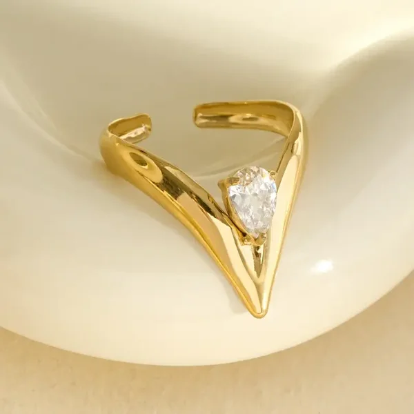 Anel Gota Dourada / Bague Goutte Dorée