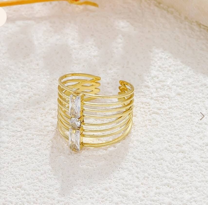 Anel Duo Cristal / Bague Duo Cristal