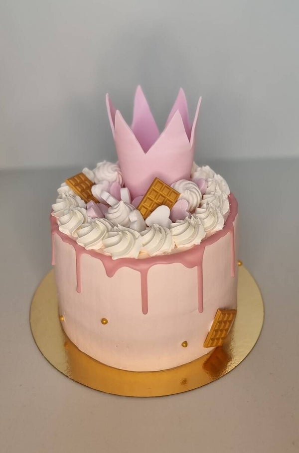 Dripcake kroon rozegold