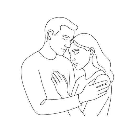 Nähe, Intimität & Vertrauen – Fineline-Zeichnung
